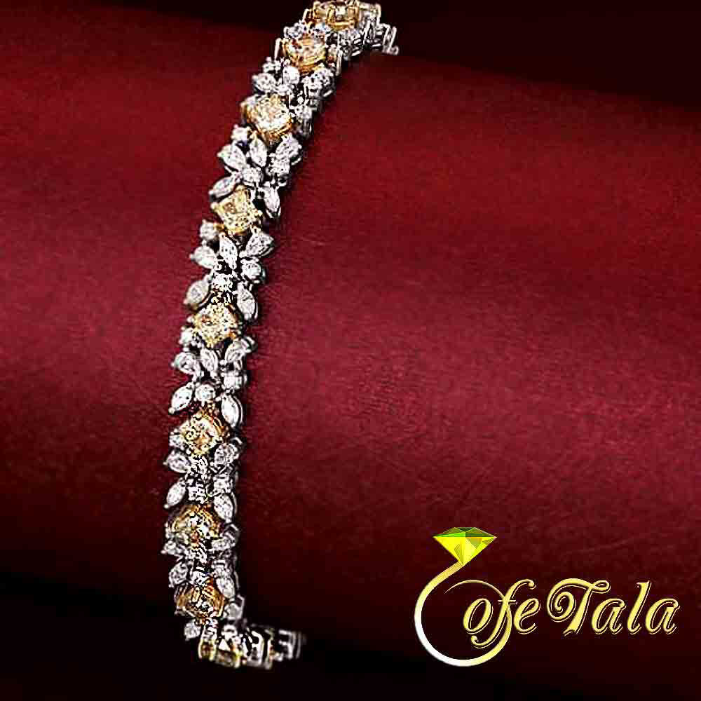 Women's bracelets with precious stones دستبند جواهر زنانه