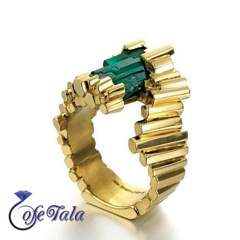 Emerald ring انگشتر زمرد