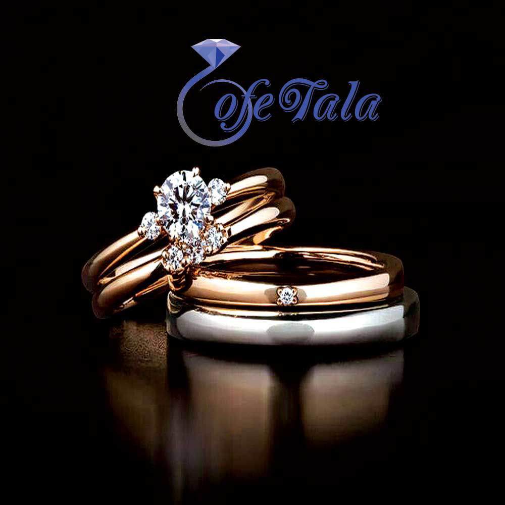 Behind the solitaire ring پشت حلقه سولیتر