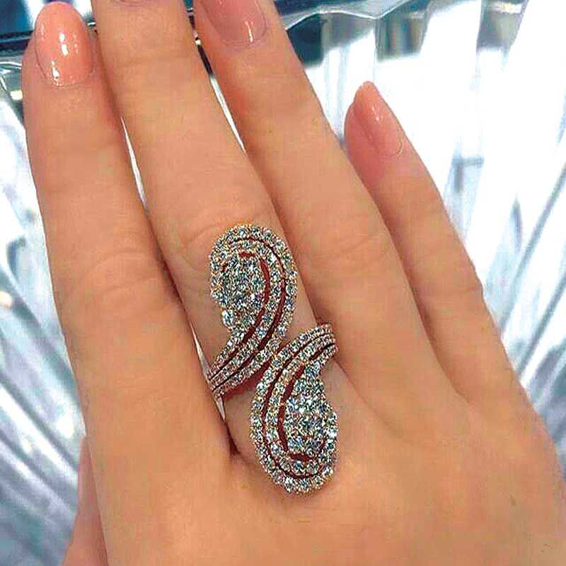 Diamond jewelry ring انگشتر جواهری برلیان