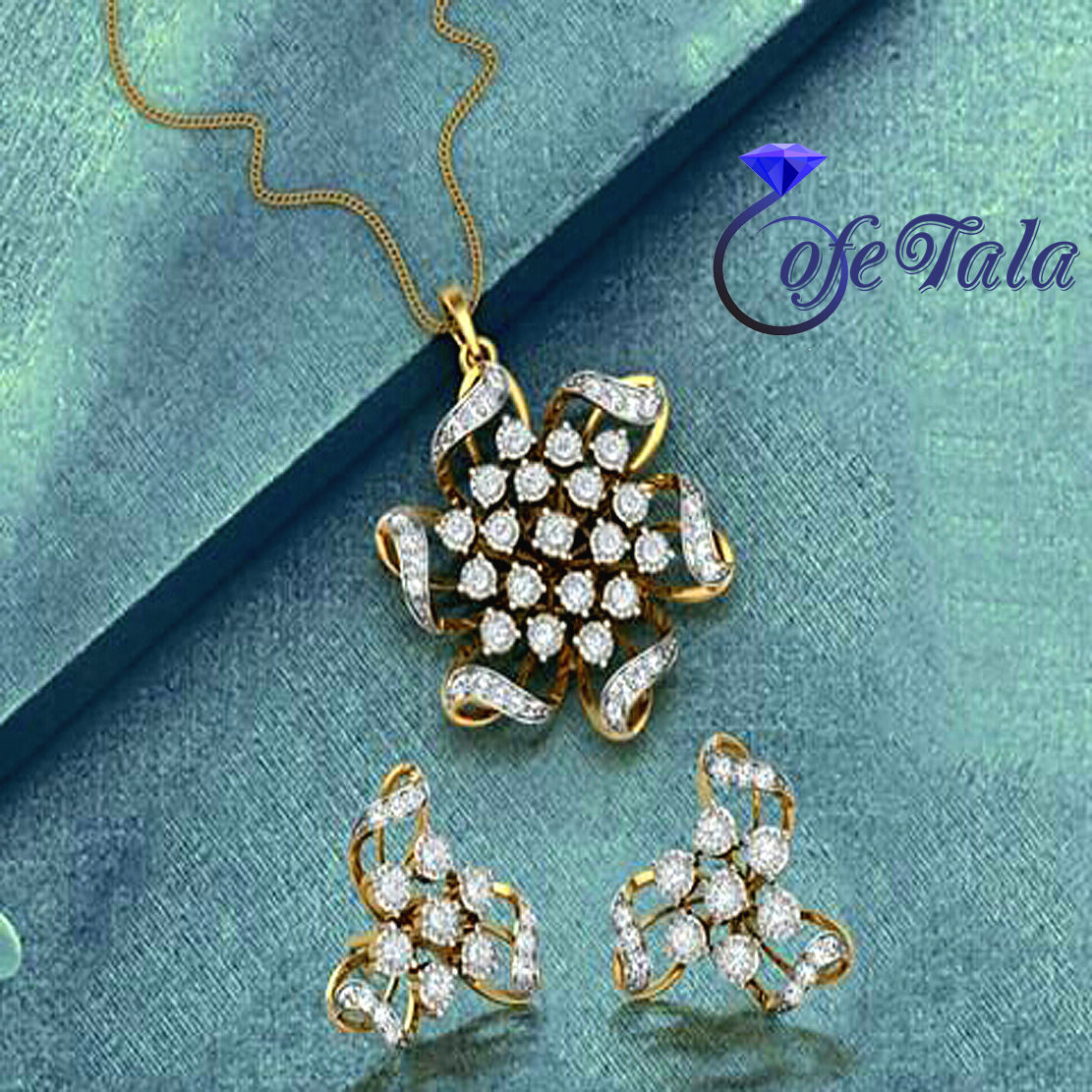 Half set engraved paw design نیم ست چنگی قلم خور