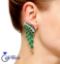 Emerald Flare Earrings گوشواره شراره زمرد