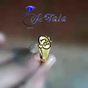 انگشتر طلا حروفی مدل 21032