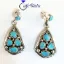 	گوشواره فیروزه 8051