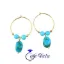 گوشواره فیروزه 8104